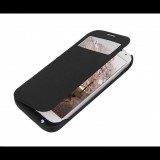 LogiLink Samsung Galaxy S4 ablakos flip tok beépített akkumulátorral fekete (PA0072) (PA0072) - Telefontok