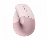 Logitech Lift Vertical Ergonomic Mouse Rose 910-006478