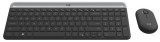 Logitech MK470 Slim Wireless Keyboard and Mouse Combo Black/Silver DE 920-009188