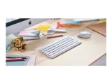 LOGITECH MX Keys Mini For Mac Minimalist Wireless Illuminated Keyboard - PALE GREY - INTL - EMEA (US)