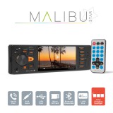 M.N.C. Multimédiás fejegység "Malibu Star" - 1 DIN - 4 x 50 W - BT - MP3 - AUX -SD-USB