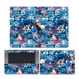 MacBook Pro 13" ( 2020, Intel, két Thunderbolt 3 port ) - Kék graffiti mintás hátlap fólia