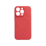 Magsafe-es TPU telefontok iPhone 12 Pro 6.1 colos YooUp Magnetic Pastell piros