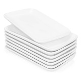 magyaroutlet Foraineam készlet 8 db téglalap alakú porcelán tányér