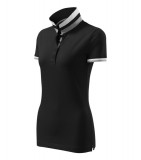 Malfini 257 Collar Up galléros női póló fekete színben