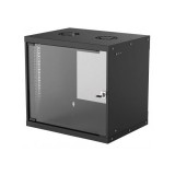 Manhattan Intellinet 9U 19" fali Rack szekrény 540x400mm fekete (714174) (714174) - Rack szekrény