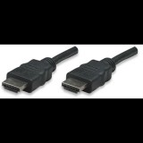 Manhattan kábel HDMI (Male) - HDMI (Male) 5m fekete (306133) (306133) - HDMI