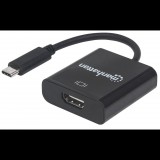 Manhattan USB-C 3.1 to HDMI átalakító (151788) (151788) - Adatkábel