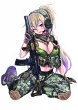 Maria King Puzzle – Anime katona lány (120 db-os)