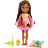 Mattel Barbie: Az elveszett szülinap - Chelsea barna bőrű baba