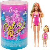 Mattel Barbie Color Reveal: Pizsiparty- Barbie és Chelsea babával