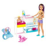 Mattel Barbie Skipper: bébiszitter gyerekszoba szett