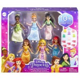 Mattel Disney Hercegnők: 6db-os Mini hercegnő baba csomag (HLW91) (HLW91) - Játékfigurák