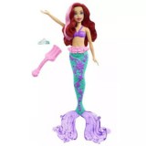 Mattel Disney hercegnők: Ariel baba színváltós hajjal és uszonnyal (HLW00)