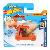 Mattel Hot Wheels: The Flintstones Flintmobile kisautó - narancssárga