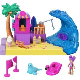 Mattel Polly Pocket: Helyszínek játékszett - tengerparton