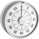 Mechanikus konyhai visszaszámláló óra, időzítő, O79x33 mm, fehér, TFA Puck 38-1028-02