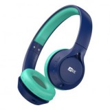 MEE audio KIDJAMZ KJ45BT hallást védő mikrofonos Bluetooth fejhallgató gyermekeknek limitált hangnyomással kék (MEE-HP-KJ45BT-BL)