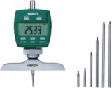 Mélységmérő- Digitális-Órás, mérőhíddal, INSIZE 2141-201A, 0-300/63x17/0.01 mm
