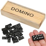 MH Protect Fából készült dominó játék dobozban 28 darab