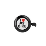 MH Protect "I love my bike" biciklicsengő fekete