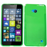 Microsoft Lumia 435, TPU szilikon tok, fényes keret, zöld (35432) - Telefontok