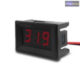Mini digitális feszültségmérő piros 4.5-30V (2 vezetékes)
