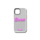 Mintás telefontok Sweet iPhone 13 Pro YooUp fehér kerettel