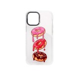 Mintás TPU telefontok Donut iPhone 12 Pro Max YooUp fehér