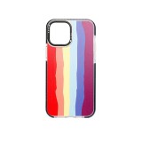 Mintás TPU telefontok Rainbow iPhone 11 Pro Max YooUp fekete