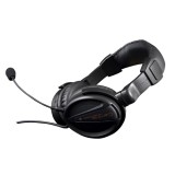Modecom MC-828 Striker fekete mikrofonos fejhallgató