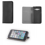 Motorola Moto G6 Play, Oldalra nyíló tok, stand, Smart Magnet, fekete (74312) - Telefontok