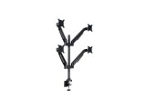 MULTIBRACKETS 4 karos asztali konzol, M VESA Gas Lift Arm Quad Black (15-32", max.VESA: 100x100 mm, 10 kg)