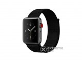 MyBandz Apple Watch utángyártott rugalmas szövet óraszíj, fekete, 38/40 mm