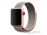 MyBandz Apple Watch utángyártott rugalmas szövet óraszíj, rózsaszín/homok, 42/44 mm