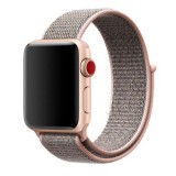 Mybandz APW422800 apple watch utángyártott rugalmas szövet óraszíj /rózsaszín-homok/ 42/44 mm