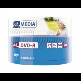 MyMedia DVD-R 4.7GB 16x DVD lemez nyomtatható zsugor 50db/cs (DVDM-16Z50N) (DVDM-16Z50N) - Lemez
