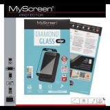 MYSCREEN DIAMOND GLASS EDGE képernyővédő üveg (2.5D full cover, íves, karcálló, 0.33 mm, 9H) ARANY [Samsung Galaxy A3 (2017) SM-A320F] (MD3032TG FCOV GOLD) - Kijelzővédő fólia