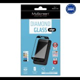 MYSCREEN DIAMOND GLASS EDGE képernyővédő üveg (2.5D full cover, íves, karcálló, 0.33 mm, 9H) FEKETE [Huawei Mate 20X 5G] (MD4167TG FCOV BLACK) - Kijelzővédő fólia