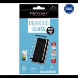 MYSCREEN DIAMOND GLASS EDGE képernyővédő üveg (3D full cover, íves, karcálló, 0.33 mm, 9H) FEKETE [Samsung Galaxy S6 EDGE+ (SM-G928)] (MD2539TG 3D BLACK) - Kijelzővédő fólia