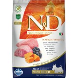 N&D Pumpkin N&D Dog Grain Free bárány&áfonya sütőtökkel adult mini 7kg