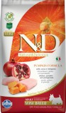 N&D Pumpkin N&D Dog Grain Free csirke&gránátalma sütőtökkel adult mini 2,5kg