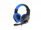 Natec GENESIS ARGON 100 Headset Vezetékes Fejpánt Gaming Fekete, Kék