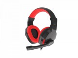 Natec GENESIS ARGON 100 Headset Vezetékes Fejpánt Gaming Fekete, Vörös