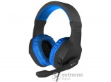 Natec Genesis ARGON 200 Gamer Mikrofonos sztereo fejhallgató, kék