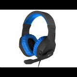 natec Genesis Argon 200 mikrofonos fejhallgató kék (NSG-0901) (NSG-0901) - Fejhallgató