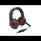 Natec Genesis Radon 200 Gaming Headset 7.1 mikrofonos USB fejhallgató fekete-piros (NSG-1412) (NSG-1412) - Fejhallgató