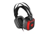 Natec Genesis Radon 720 Virtual 7.1 fekete/piros gamer Mikrofonos fejhallgató