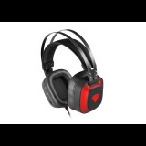 natec Genesis RADON 720 Virtual 7.1 gaming headset fekete-piros (NSG-0999) (NSG-0999) - Fejhallgató
