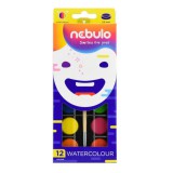 Nebulo vízfesték készlet 12 színű